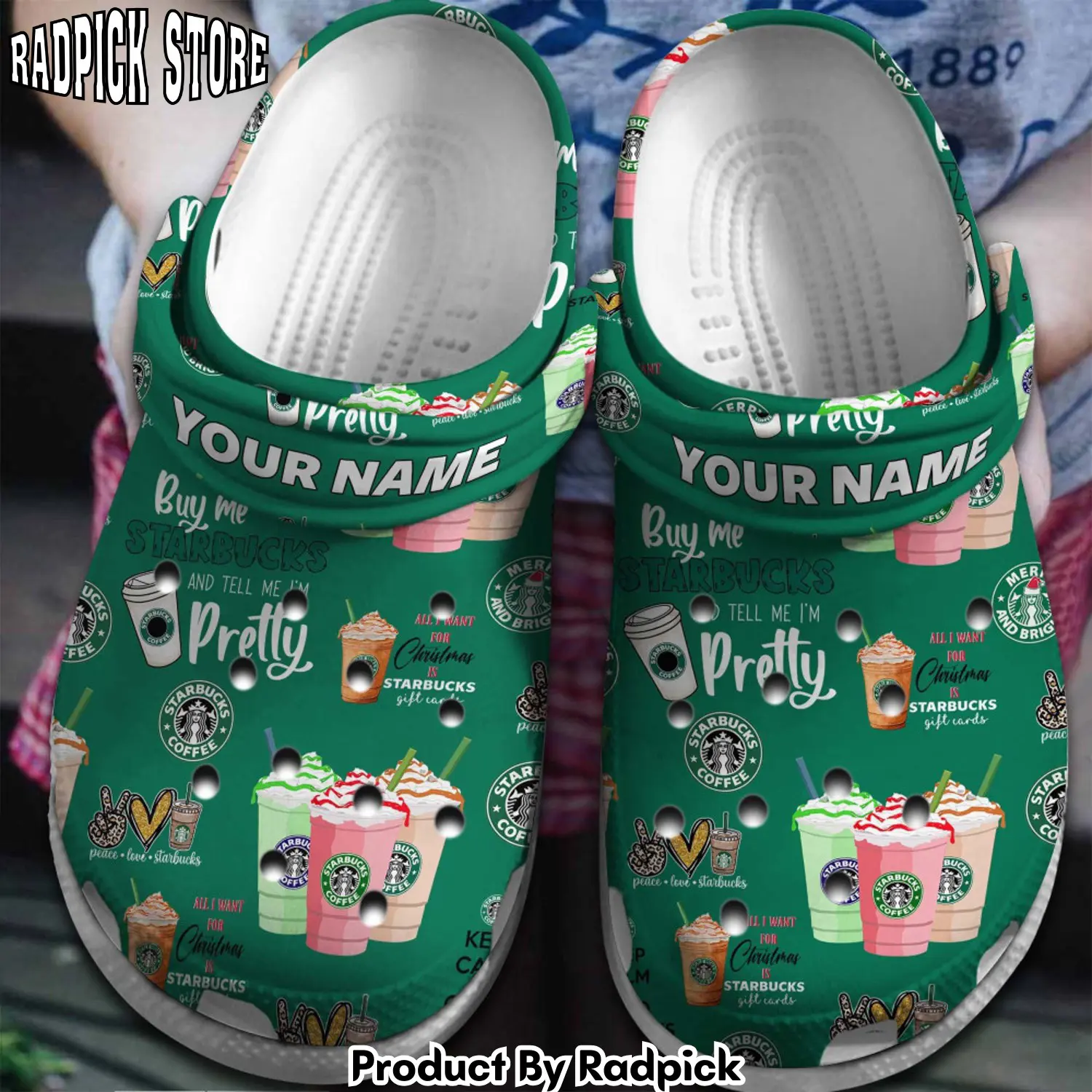 Radpick starbucks clogs shoes comfortable for men women gbu rp6521189